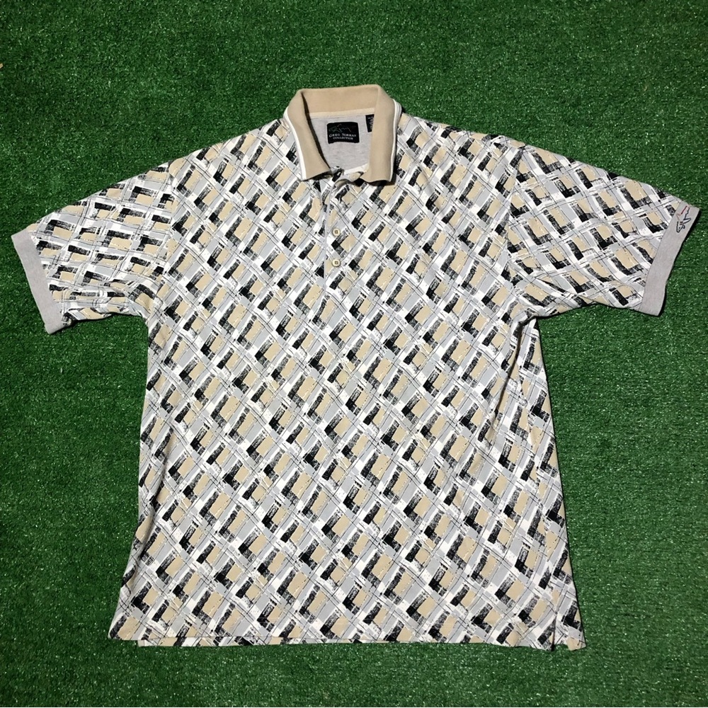 Throwback Greg Norman Collection polo shirt size L $25